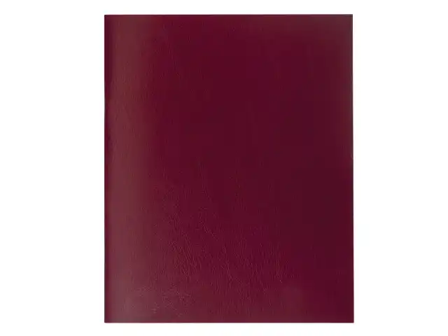 Тетрадь бумвинил, А4, 96 л., скоба, офсет №2 ЭКОНОМ, клетка, STAFF, БОРДОВЫЙ, 403419