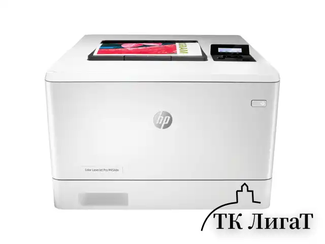 Принтер лазерный ЦВЕТНОЙ HP Color LaserJet Pro M454dn А4, 27 стр./мин, 50000 стр./мес., ДУПЛЕКС, сетевая карта, W1Y44A