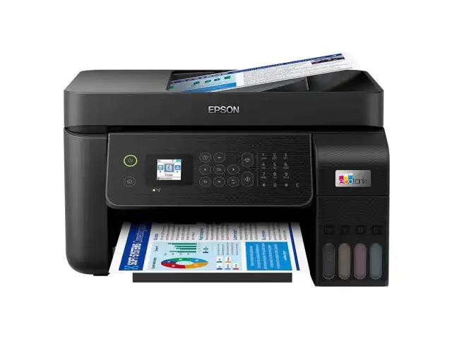 МФУ струйное EPSON L5290 "4 в 1", А4, 33 стр./мин, 5760x1440, ЖК-дисплей, АПД, Wi-Fi, с/к, СНПЧ, C11CJ65508