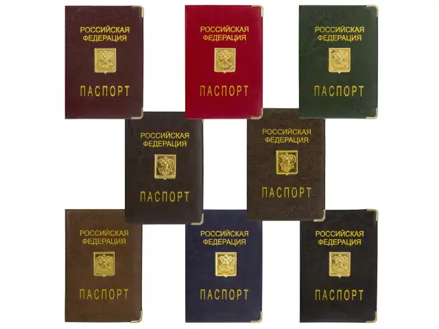 Обложка для паспорта, металлический шильд с гербом, ПВХ, ассорти, STAFF, 237579