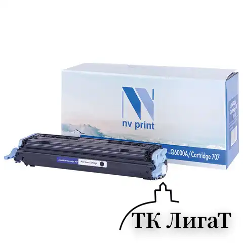 Картридж лазерный NV PRINT (NV-Q6000A) для HP ColorLaserJet CM1015/2600, черный, ресурс 2500 стр.