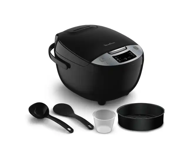 Мультиварка MOULINEX MK611832, 750 Вт, 4 л, 10 программ, таймер, функция Keep Warm, черный, 7211004519