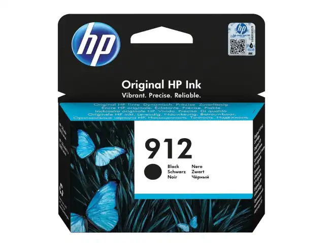 Картридж струйный HP (3YL80AE) для HP OfficeJet Pro 8023, №912 черный, ресурс 300 страниц, оригинальный