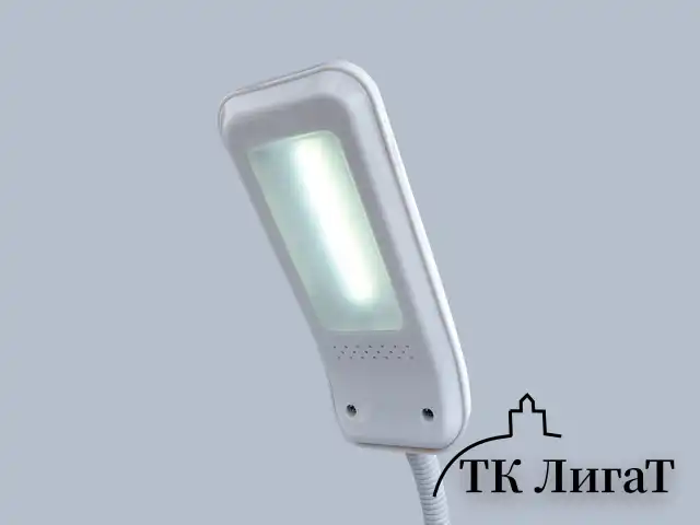 Настольная лампа-светильник SONNEN OU-147, подставка, светодиодная, 5 Вт, белый/фиолетовый, 236672