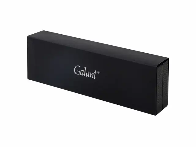 Ручка подарочная шариковая GALANT TAUT, корпус оружейный металл, детали розовое золото, узел 0,7 мм, линия письма 0,5 мм, синяя, 144170