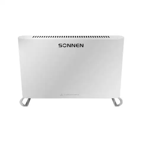 Обогреватель-конвектор SONNEN ONYX-1000.1, 1000 Вт, Х-образный нагревательный элемент, белый, 457629