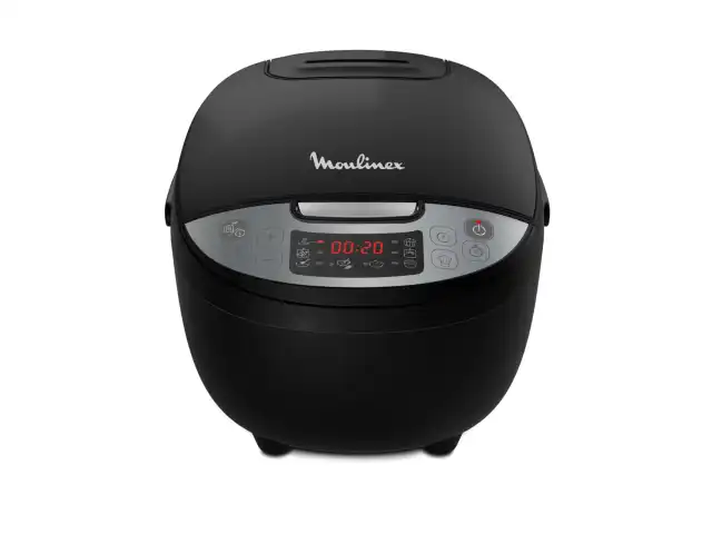 Мультиварка MOULINEX MK611832, 750 Вт, 4 л, 10 программ, таймер, функция Keep Warm, черный, 7211004519