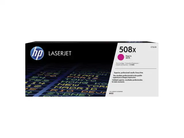 Картридж лазерный HP (CF363X) LaserJet Pro M552/M553, №508X, пурпурный, оригинальный, ресурс 9500 страниц