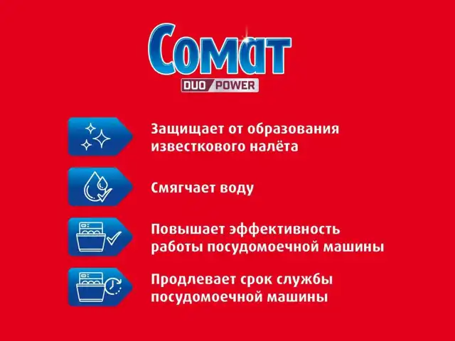 Соль от накипи в посудомоечных машинах 1,5 кг SOMAT (Сомат) 