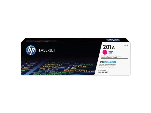 Картридж лазерный HP (CF403A) LaserJet Pro M277n/dw/M252n/dw, №201A, пурпурный, оригинальный, ресурс 1400 страниц