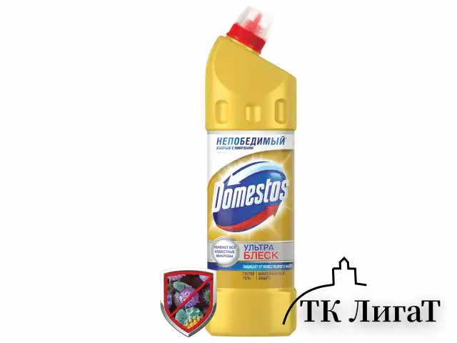 Средство для уборки туалета 1 л, DOMESTOS (Доместос) "Ультра Блеск", гель, 67068933