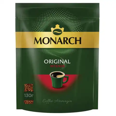 Кофе растворимый MONARCH "Intense" 130 г, сублимированный, ш/к 72750, 4091472