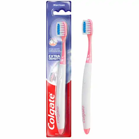 Зубная щетка COLGATE "Extra Dennsity", жесткая, ш/к 08927, 8718951508927