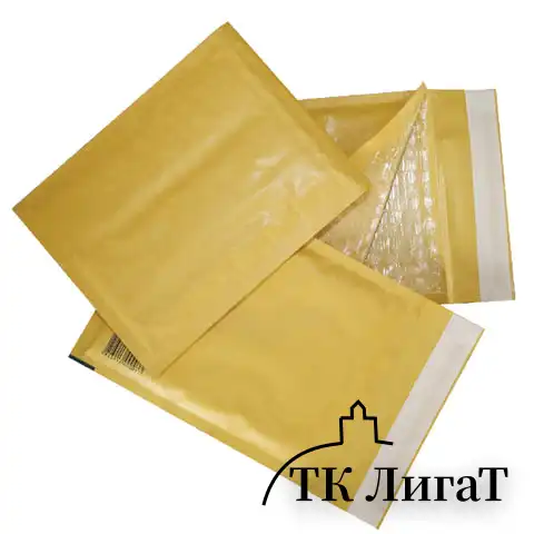 Конверт-пакеты с прослойкой из пузырчатой пленки (250х350 мм), крафт-бумага, отрывная полоса, КОМПЛЕКТ 10 шт., G/4-G.10