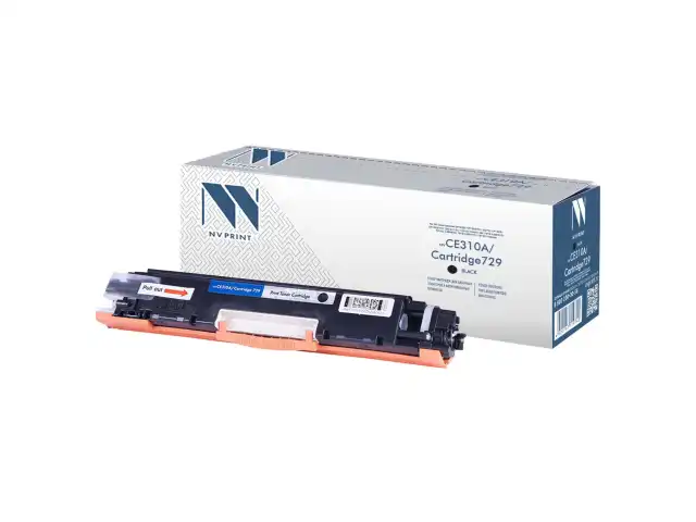 Картридж лазерный NV PRINT (NV-CE310A/729Bk) для HP M175nw/CP1025nw/CANON LBP7010C, черный, ресурс 1200 страниц