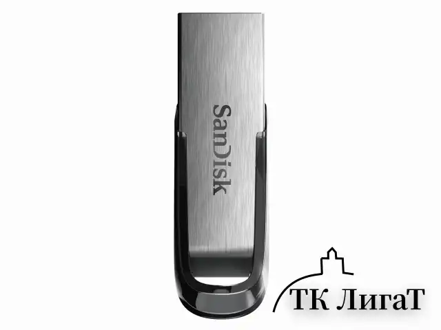 Флеш-диск 32 GB, SANDISK Ultra Flair, USB 3.0, металлический корпус, серебристый/черный, SDCZ73-032G-G46