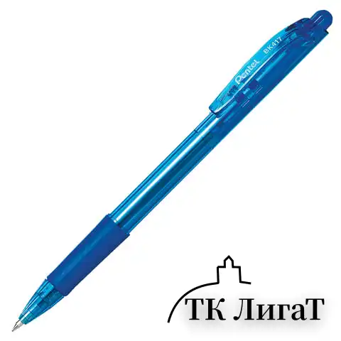 Ручка шариковая масляная автоматическая с грипом PENTEL (Япония) 