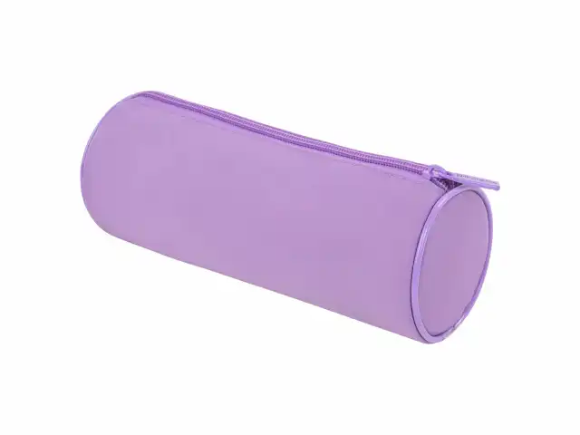 Пенал-тубус BRAUBERG, с эффектом Soft Touch, мягкий, Pastel purple, 272301