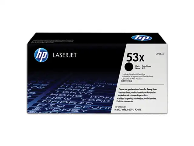 Картридж лазерный HP (Q7553X) LaserJet 2015/2015n/2014, №53X, оригинальный, ресурс 7000 страниц