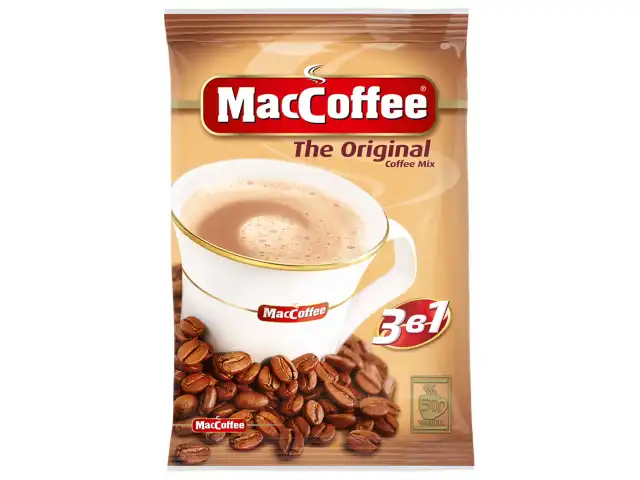 Кофе растворимый порционный MacCoffee "3 в 1 Оригинал", КОМПЛЕКТ 50 пакетиков по 20 г, 100101