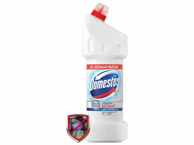 Средство для уборки туалета 1,5 л, DOMESTOS (Доместос) "Эксперт сила 7", "Ультра Белый", 67683236