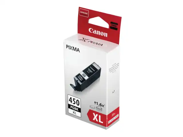 Картридж струйный CANON (PGI-450PGBK XL) PIXMA MX724/924/iX6840, черный пигментный, оригинальный, ресурс 620 стр., 6434B001