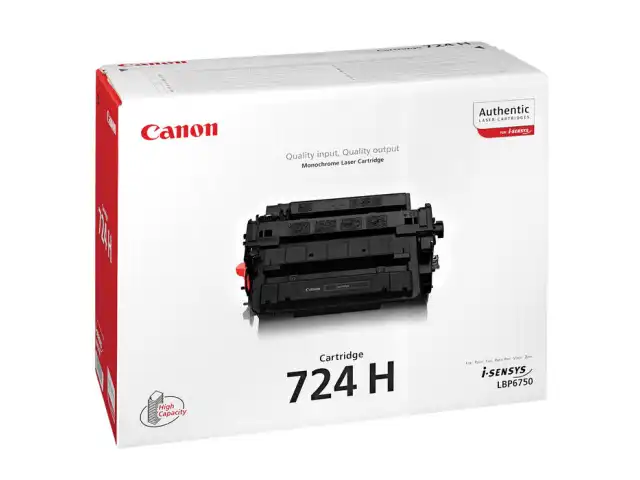 Картридж лазерный CANON (724H) i-SENSYS MF512X/MF515X, ресурс 12500 страниц, оригинальный, 3482B002