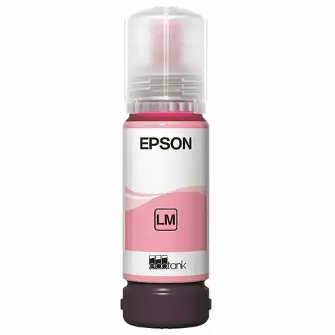 Чернила EPSON 108 (C13T09C64A) для СНПЧ EPSON L8050 /L8100 /L18050, светло-пурпурные, ОРИГИНАЛЬНЫЕ