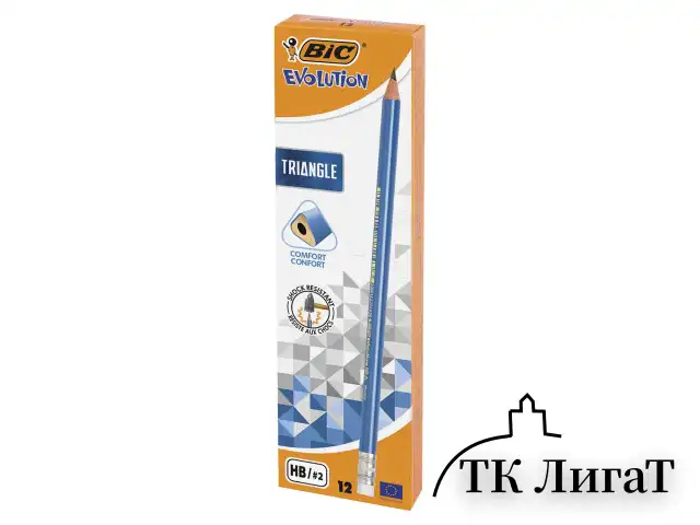 Карандаш чернографитный BIC, 1 шт., 