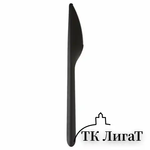 Нож одноразовый полипропиленовая 173 мм, черная, ПРЕМИУМ, ВЗЛП, 4031Ч