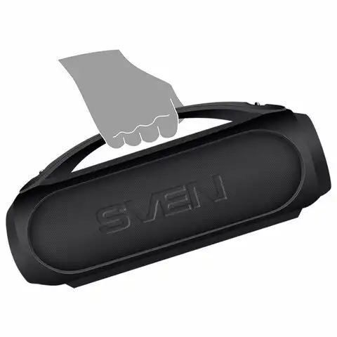 Колонка портативная SVEN PS-380, 40 Вт, TWS, Bluetooth, FM, USB, черный, SV-021290