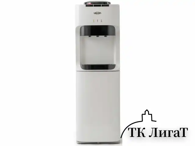 Кулер для воды VATTEN V45WKB, напольный, НАГРЕВ/ОХЛАЖДЕНИЕ КОМПРЕССОРНОЕ, 3 крана, холодильник, белый, 4928