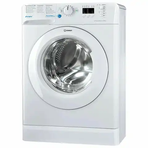 Стиральная машина INDESIT BWUA 51051 L B, 1000 об/мин, 5 кг, фронтальная загрузка, 17 программ, белая, 869991031140