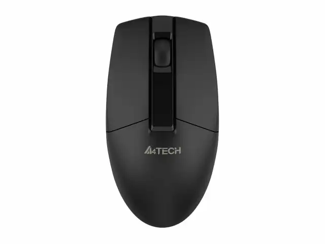 Мышь беспроводная A4TECH G3-330N, USB, 2 кнопки+1 колесо-кнопка, оптическая, черная, 1635693