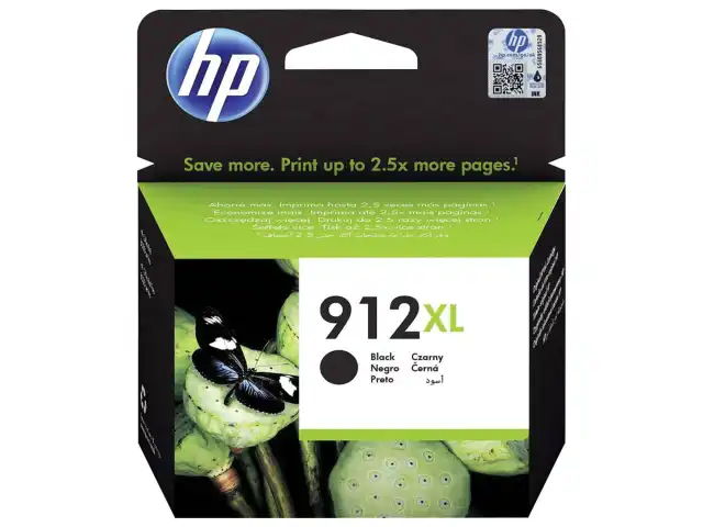 Картридж струйный HP (3YL84AE) для HP OfficeJet Pro 8023, №912XL черный, ресурс 825 страниц, оригинальный