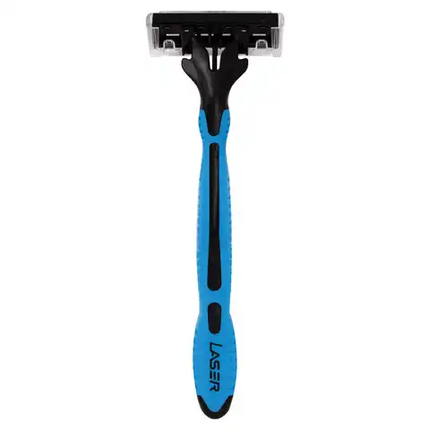 Бритвы одноразовые КОМПЛЕКТ 5 шт. LASER SPORT 3 (аналог Gillette Blue 3), три лезвия, 836801005629