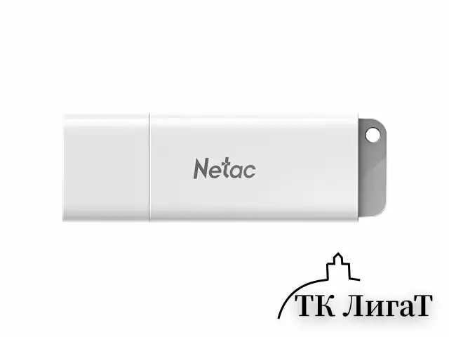Флеш-диск 8GB NETAC U185, USB 2.0, белый, NT03U185N-008G-20WH