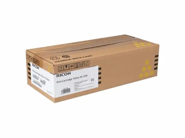 Картридж лазерный RICOH (M C250) для P300W/MC250FWB, желтый, оригинальный, ресурс 2300 страниц, 408355