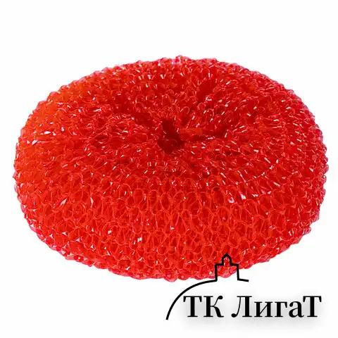 Губки (мочалки) для посуды пластиковые LAIMA, КОМПЛЕКТ 3 шт., сетчатые по 7 г, 603107