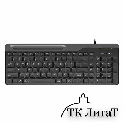 Клавиатура проводная A4TECH Fstyler FK25, USB, 103 кнопки, черная, 1530215