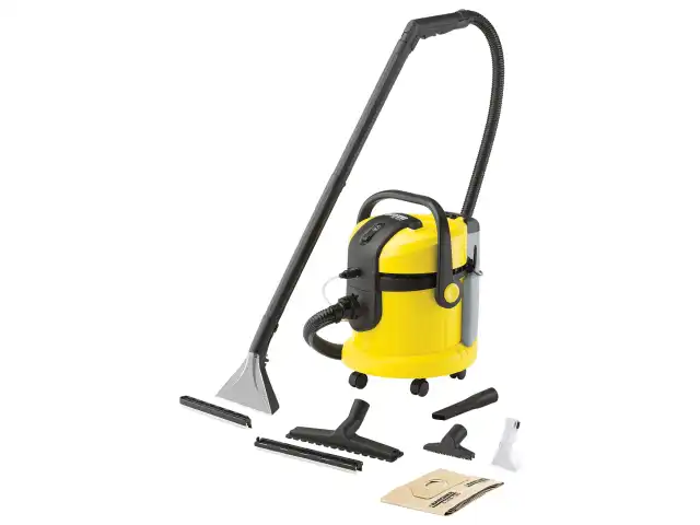 Пылесос моющий KARCHER (КЕРХЕР) SE 4002, потребляемая мощность 1400 Вт, желтый, 1.081-140.0