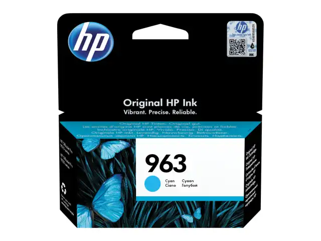 Картридж струйный HP (3JA23AE) для HP OfficeJet Pro 9010/9013/9020/9023, №963 голубой, ресурс 700 страниц