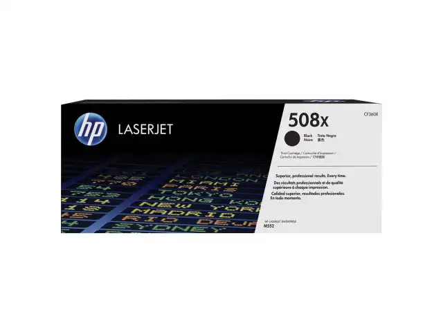 Картридж лазерный HP (CF360X) LaserJet Pro M552/M553, №508X, черный, оригинальный, ресурс 12500 страниц