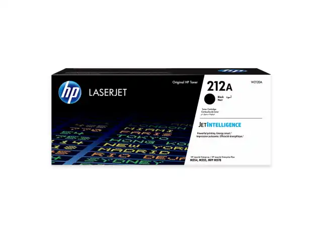 Картридж лазерный HP (W2120A) Color LaserJet M554/M555, №212A, черный, оригинальный, ресурс 5500 страниц