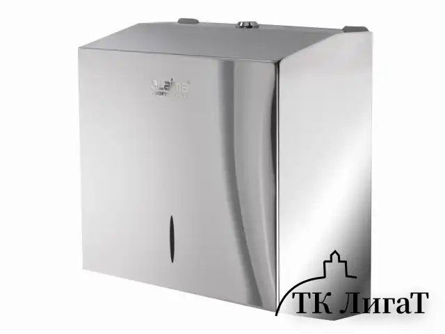 Диспенсер для полотенец LAIMA PROFESSIONAL INOX, (Система H3) V-сложения, нержавеющая сталь, зеркальный, 605697