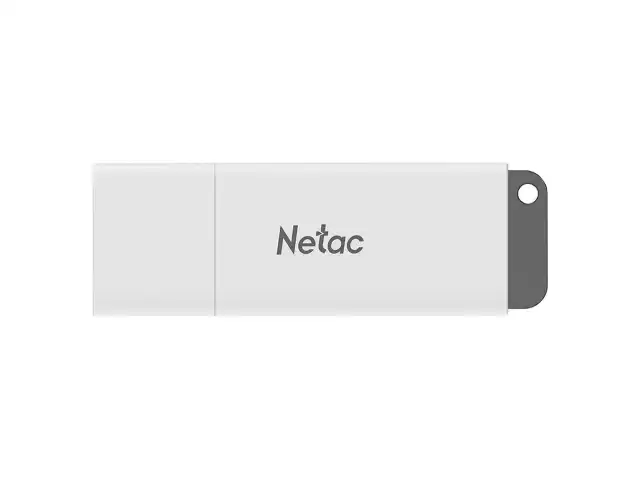 Флеш-диск 128GB NETAC U185, USB 2.0, белый, NT03U185N-128G-20WH