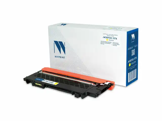 Картридж лазерный NV PRINT (NV-W2072X) для HP Color LJ 150a/150nw/178nw, желтый, ресурс 1500 страниц