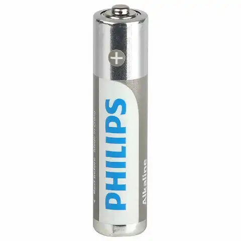 Батарейки алкалиновые КОМПЛЕКТ 2 шт (отрывной блок) PHILIPS Entry, ААА (LR03, Б0064646