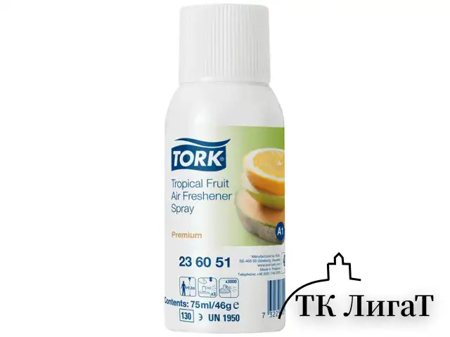 Сменный баллон 75 мл, TORK (Система А1) Premium, тропический аромат, 236151