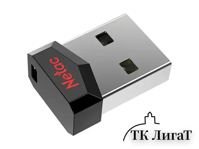 Флеш-диск 64GB NETAC UM81, USB 2.0, черный, NT03UM81N-064G-20BK